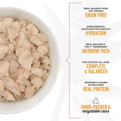 Luau Wild Salmon Recipe in Salmon Consomme Cat Food