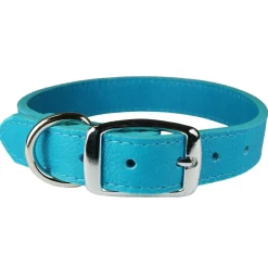 Luxe Leather Collar Turquoise