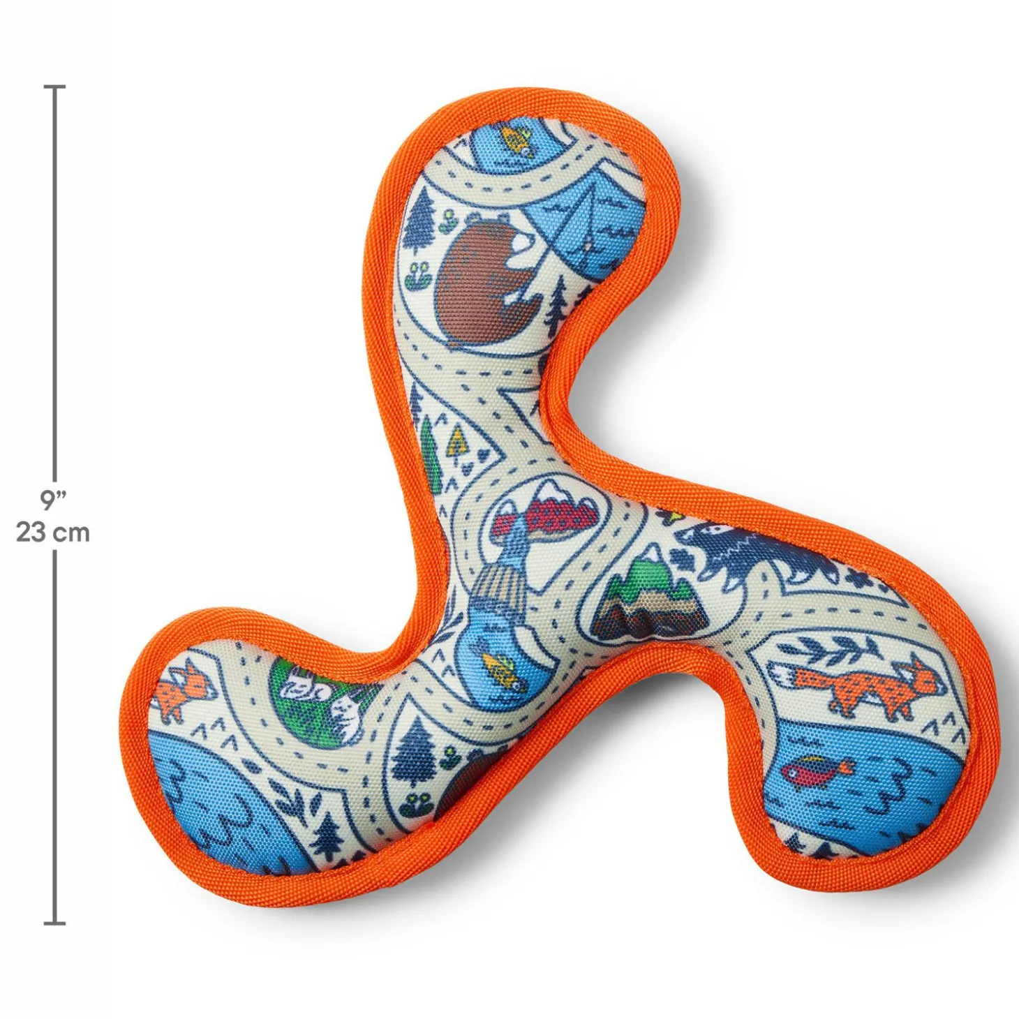 Map Tri-Flyer Dog Toy