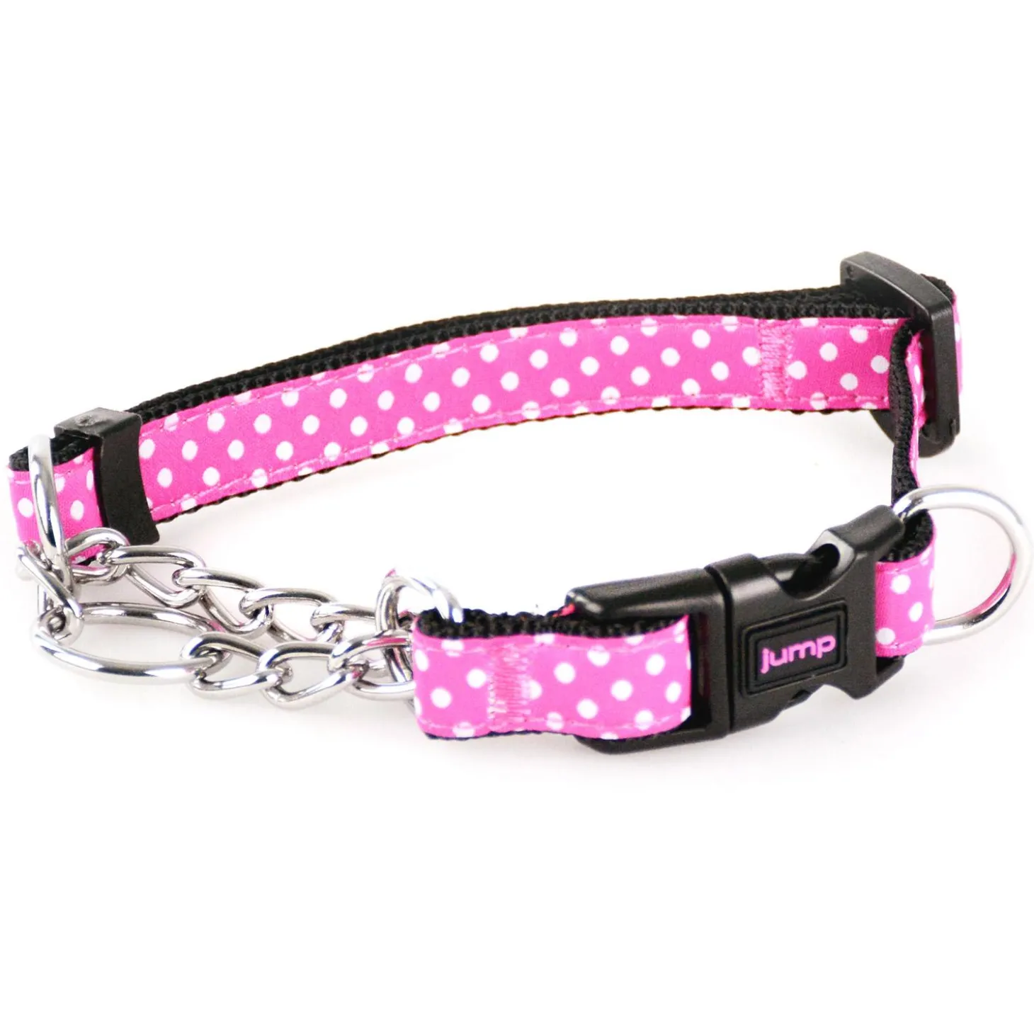 Martingale Pink Polka Dot Dog Collar