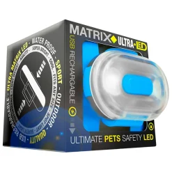 Matrix Ultra LED Rechargeable Safety Light Blue