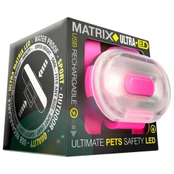 Matrix Ultra LED Rechargeable Safety Light Pink