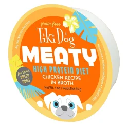Meaty Chicken Recipe in Broth Dog Food