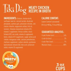 Meaty Chicken Recipe in Broth Dog Food