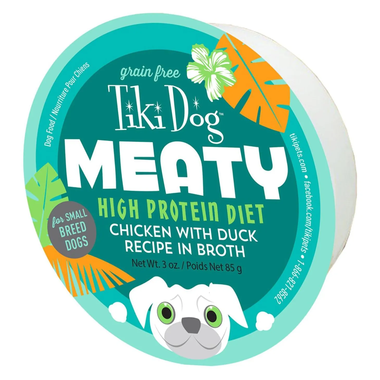 Meaty Chicken with Duck Recipe in Broth Dog Food