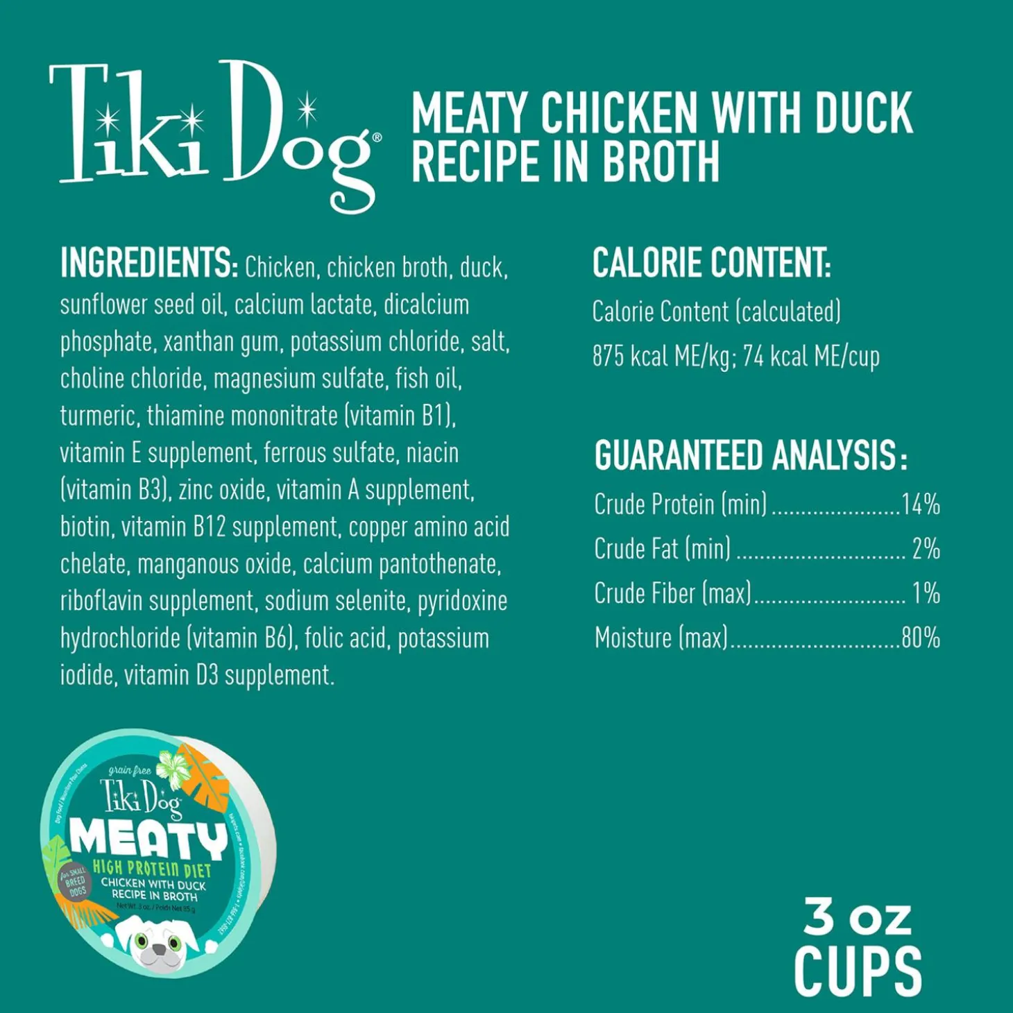 Meaty Chicken with Duck Recipe in Broth Dog Food