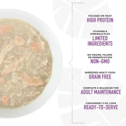 Meaty Chicken with Salmon Recipe in Broth Dog Food