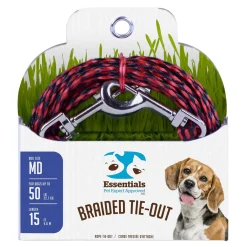 Medium Dog Braided Tie-Out