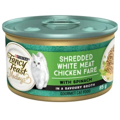 Medleys Shredded White Meat Chicken Fare Adult Cat Food