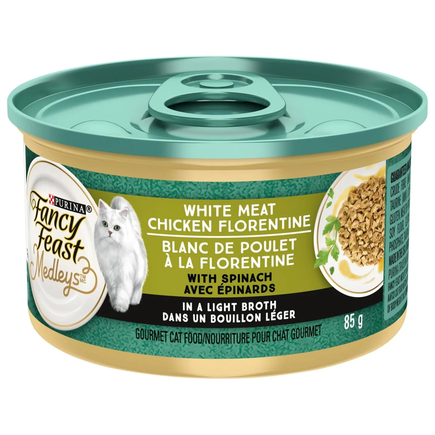 Medleys White Meat Chicken Florentine Adult Cat Food