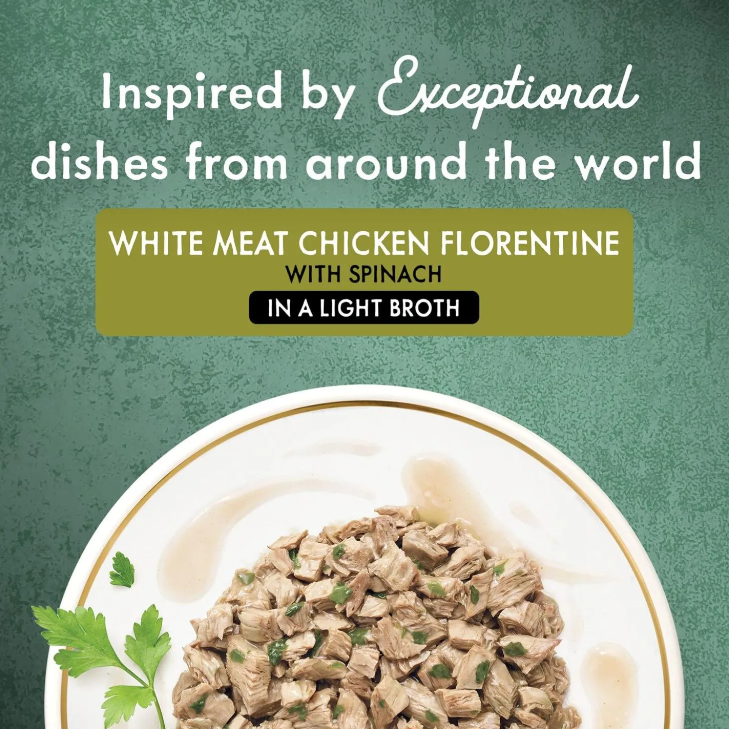 Medleys White Meat Chicken Florentine Adult Cat Food