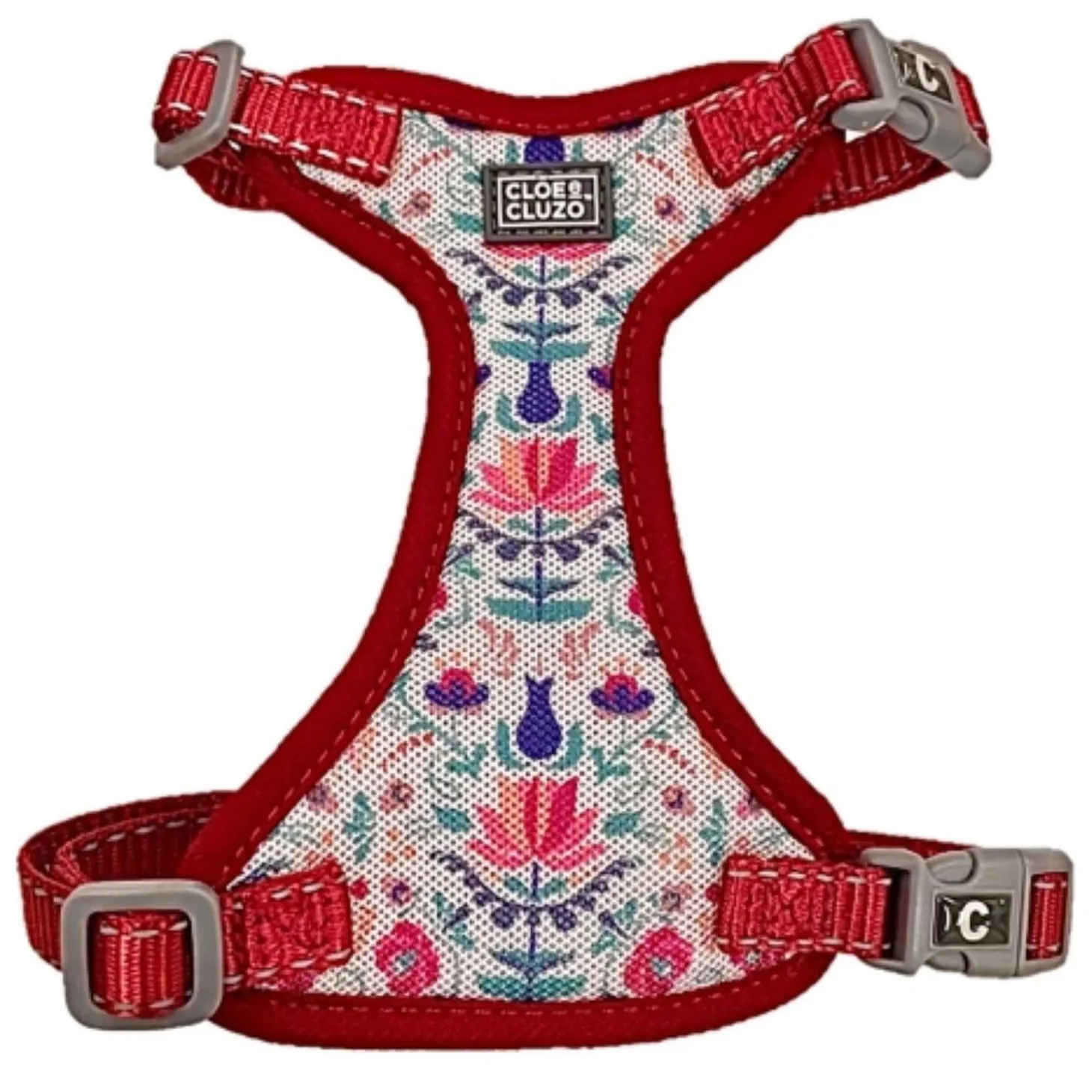 Mesh Floral Print Cat Harness