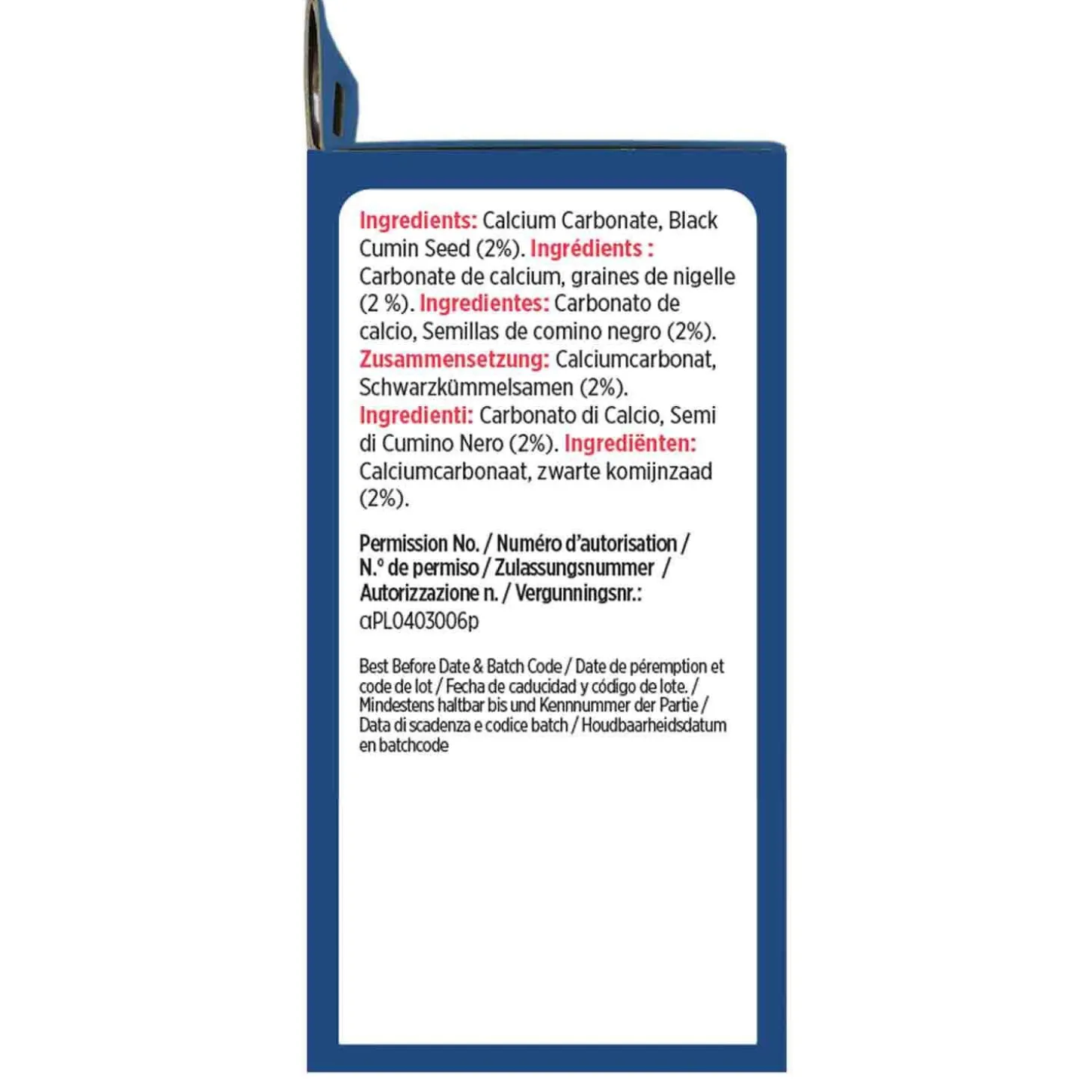 Mineral Block with Black Cumin Seeds for Small Birds