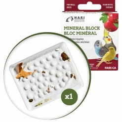 Mineral Block with Dried Apples for Small Birds