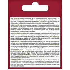 Mineral Block with Dried Apples for Small Birds