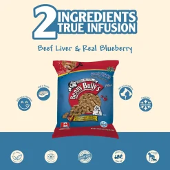 Mini Bits Beef Liver Plus Real Blueberry Dog Treats