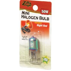 Mini Halogen Night Red Bulb 50W