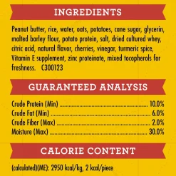 Mini Naturals Peanut Butter & Oats Recipe Dog Treats