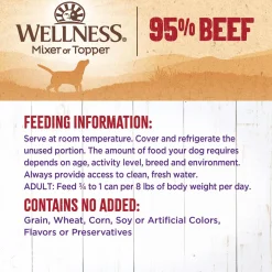 Mixer or Topper 95% Beef Pate Dog Food