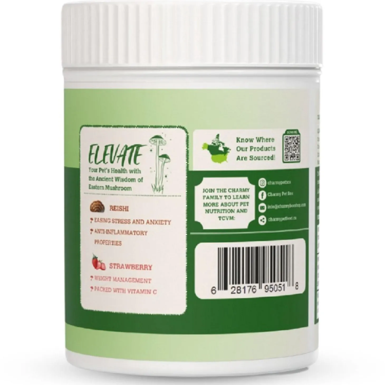 Mushroom Bone Broth Reishi & Strawberry Dog & Cat Meal Topper