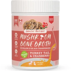 Mushroom Bone Broth Turkey Tail & Cranberry Dog & Cat Meal Topper