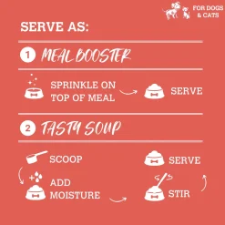 Mushroom Bone Broth Turkey Tail & Cranberry Dog & Cat Meal Topper