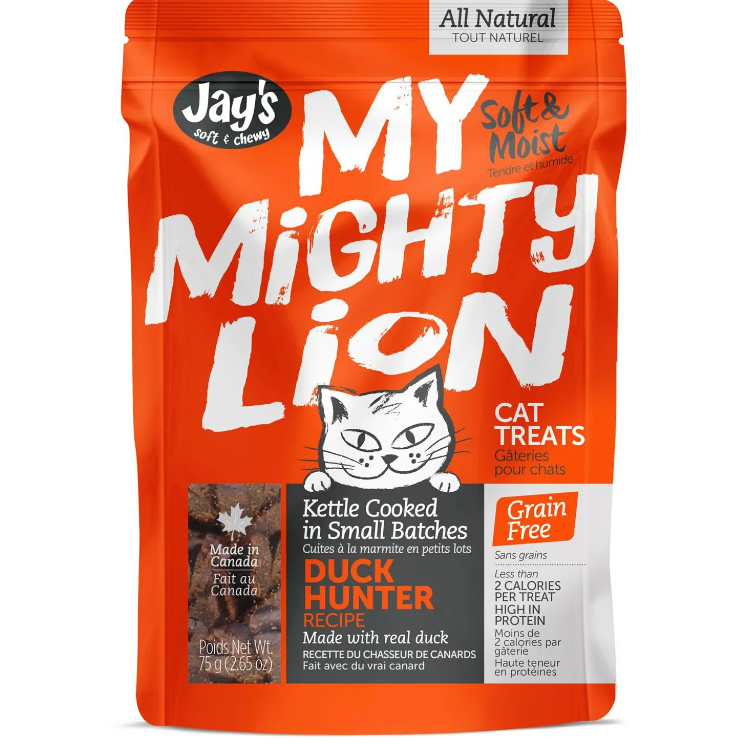 My Mighty Lion Duck Hunter Recipe Cat Treats