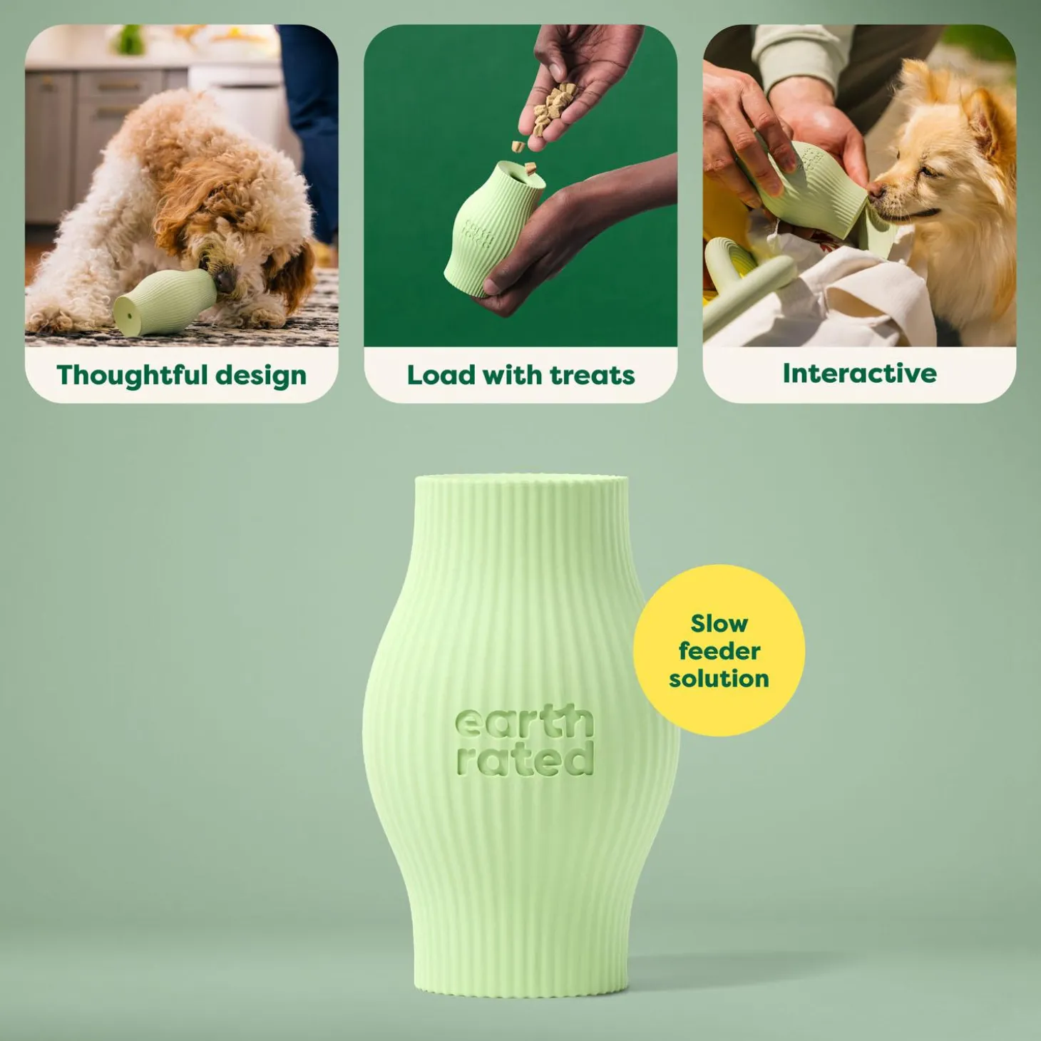 Natural Rubber Dog Treat Toy
