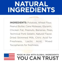 Natural Soft Savouries with Peanut Butter & Banana Dog Treats