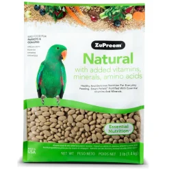 Natural with Added Vitamins, Minerals, Animo Acids Parrots & Conures Bird Food