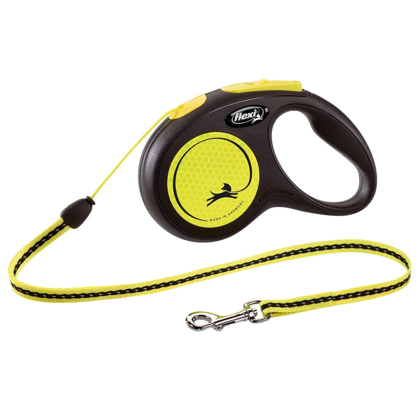 Neon Cord Leash 16ft Yellow