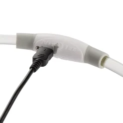 NiteHowl Grey Bandana Disc-O Select Rechargeable LED Safety Necklace