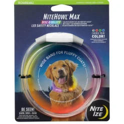 NiteHowl Max Disc-O Select Rechargeable LED Safety Necklace