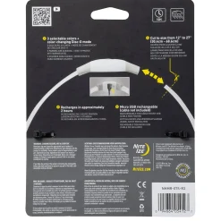 NiteHowl Max Disc-O Select Rechargeable LED Safety Necklace
