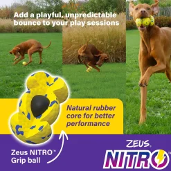 NITRO Weighted Grip Ball Dog Toy