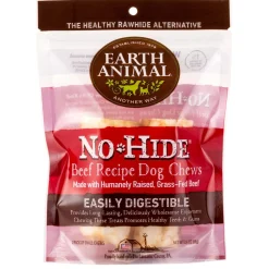 No-Hide Grass-Fed Beef Natural Rawhide Alternative Dog Chews 2 Pack