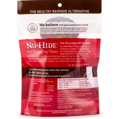 No-Hide Grass-Fed Beef Natural Rawhide Alternative Dog Chews 2 Pack