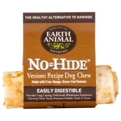 No-Hide Grass-Fed Venison Natural Rawhide Alternative Dog Chew