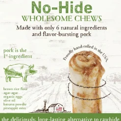 No-Hide Humanely-Raised Pork Stix Natural Rawhide Alternative Dog & Cat Chew