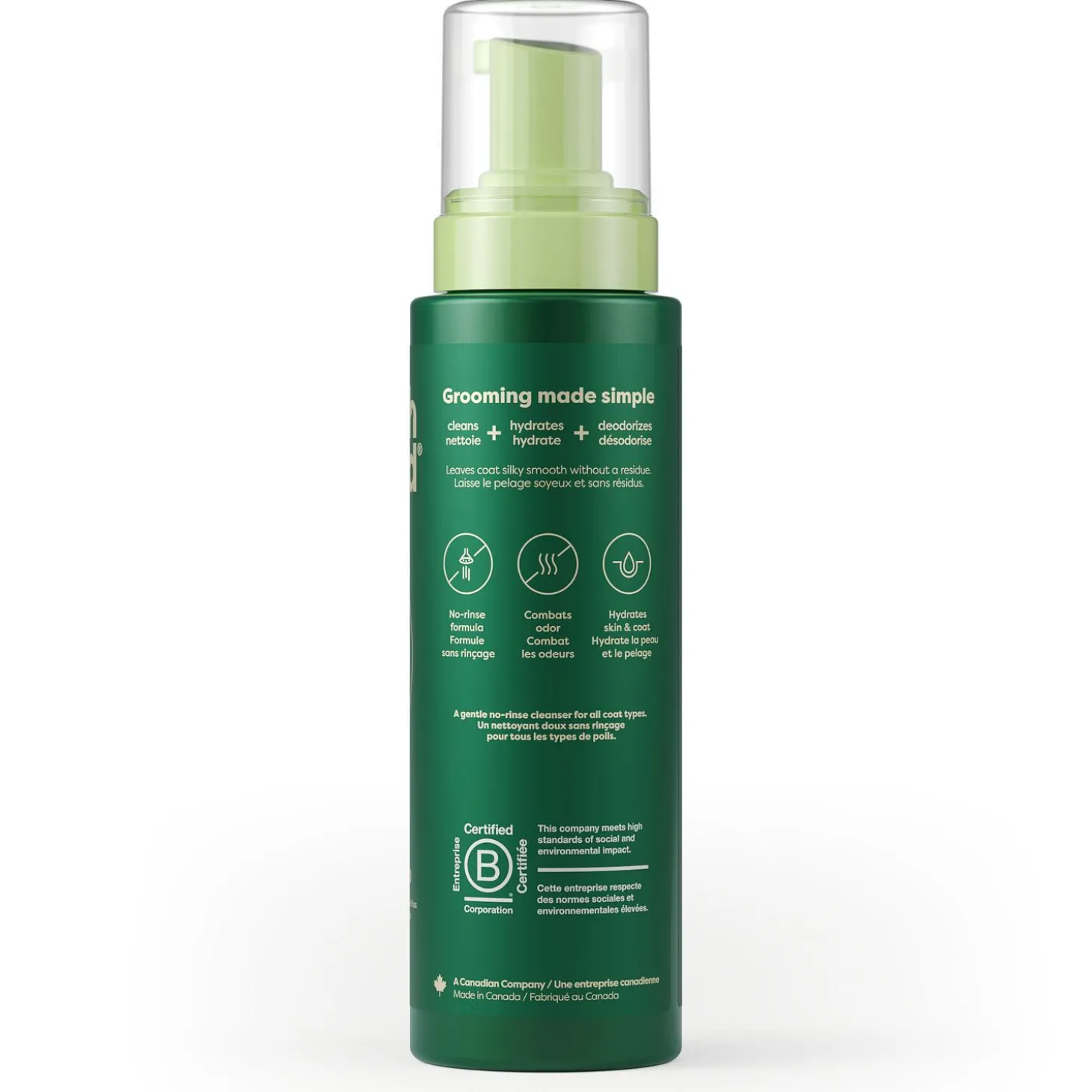 No-Rinse White Tea & Basil Dog Shampoo