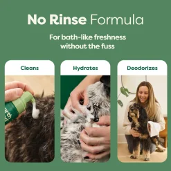 No-Rinse White Tea & Basil Dog Shampoo