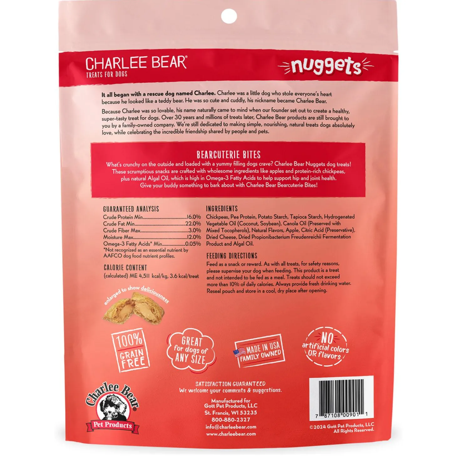 Nuggets Bearcuterie Bites Dog Treats