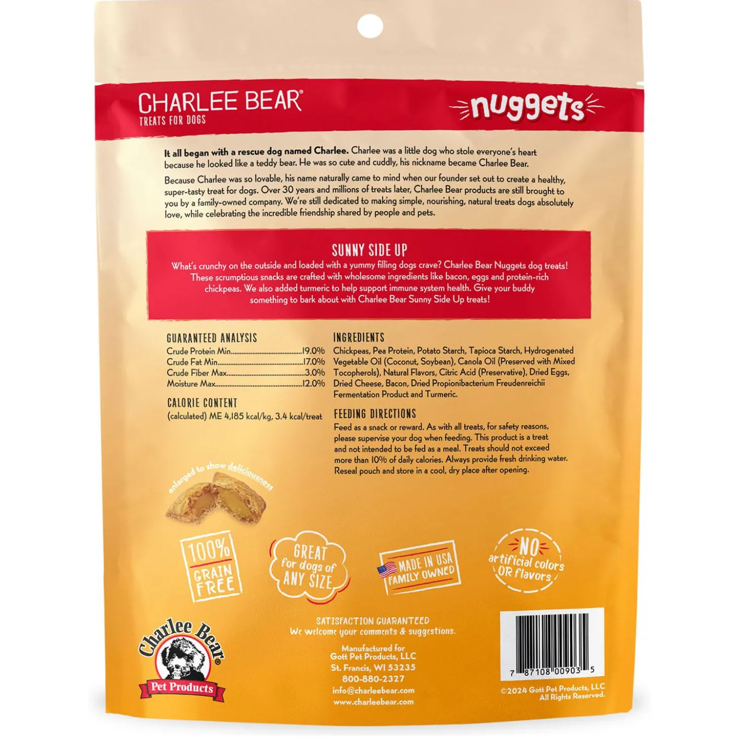 Nuggets Sunny Side Up Dog Treats