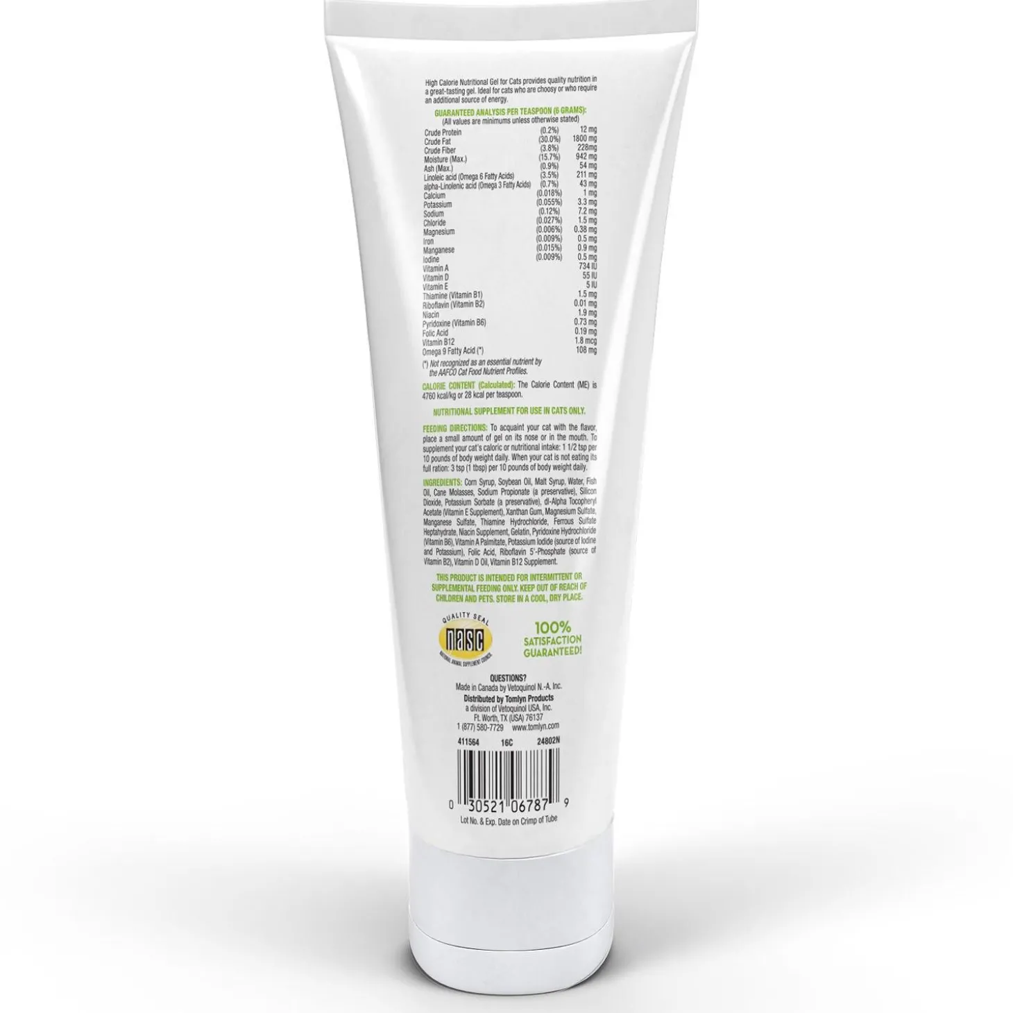 Nutri-Cal High Calorie Nutritional Malt Flavour Gel for Cats