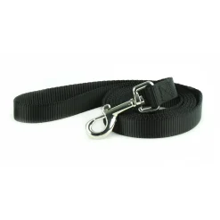 Nylon 3/8in Black Dog Leash