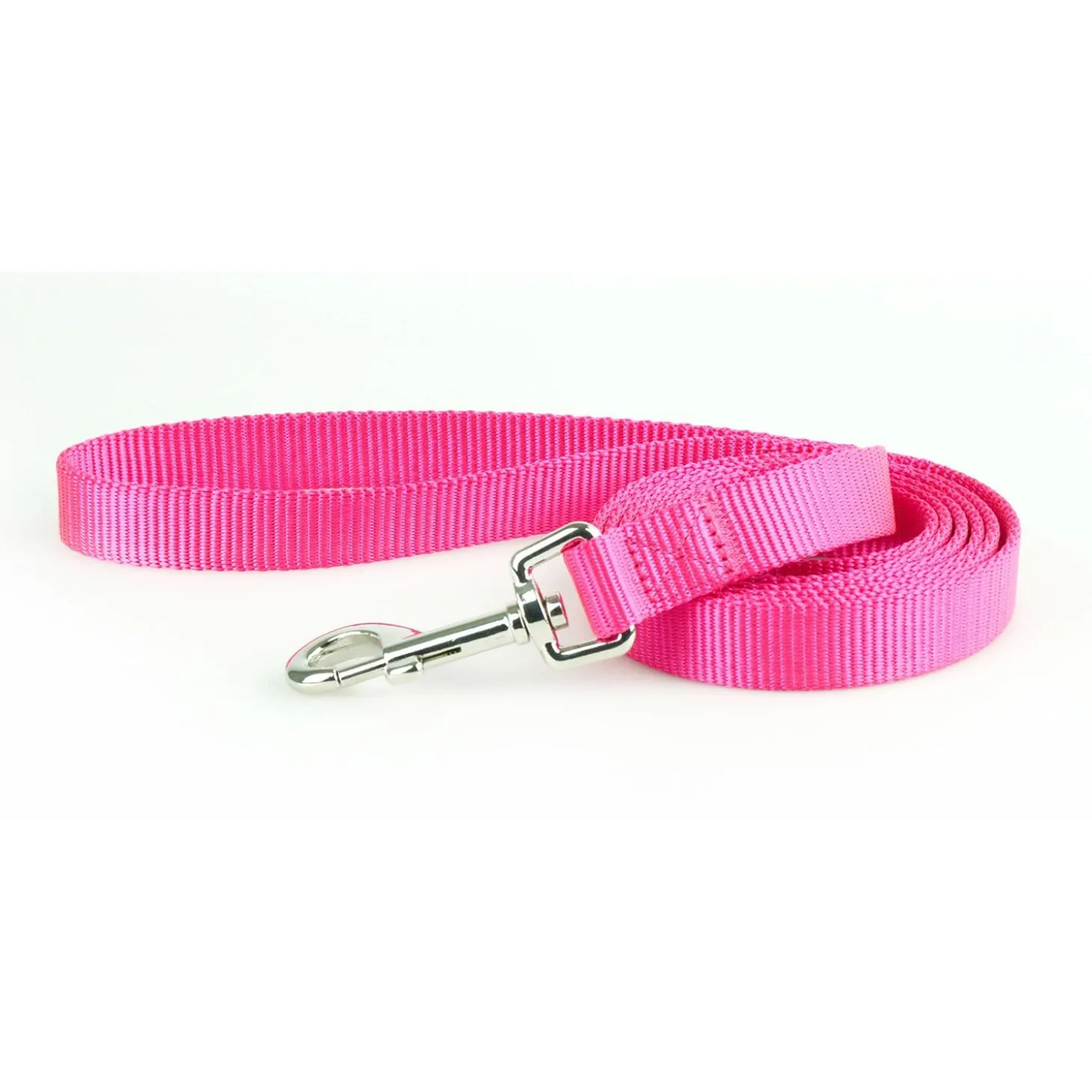 Nylon 5/8in Pink Dog Leash