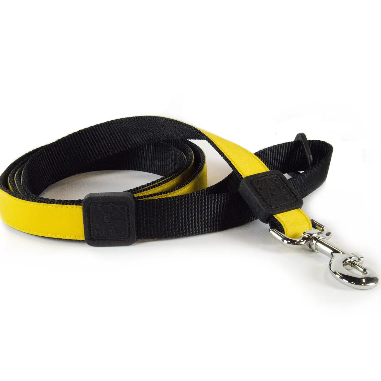 Nylon 1in Yellow Dog Leash