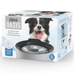 Oasis Light Grey Dog Fountain