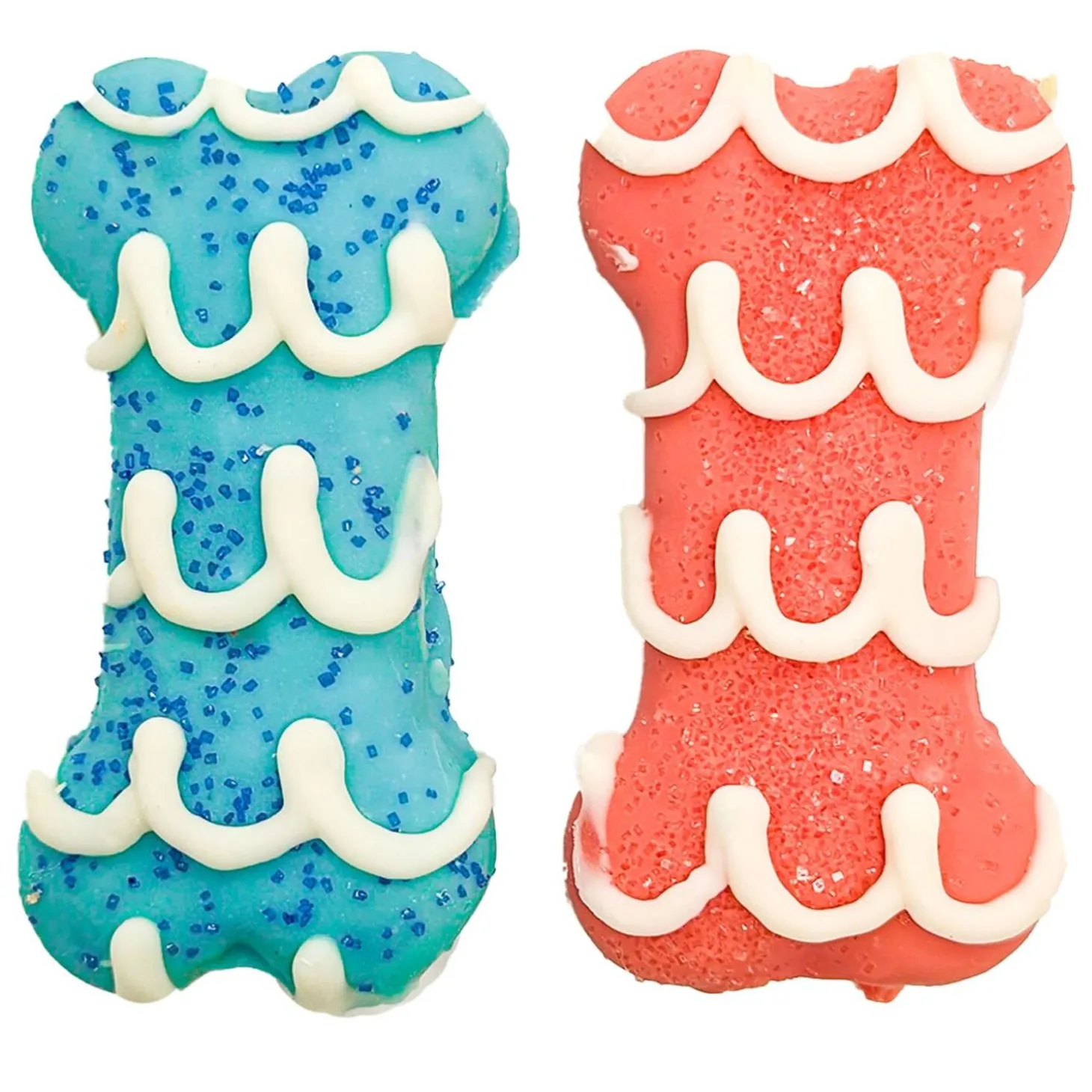 Ocean Dipped Bones Dog Cookies