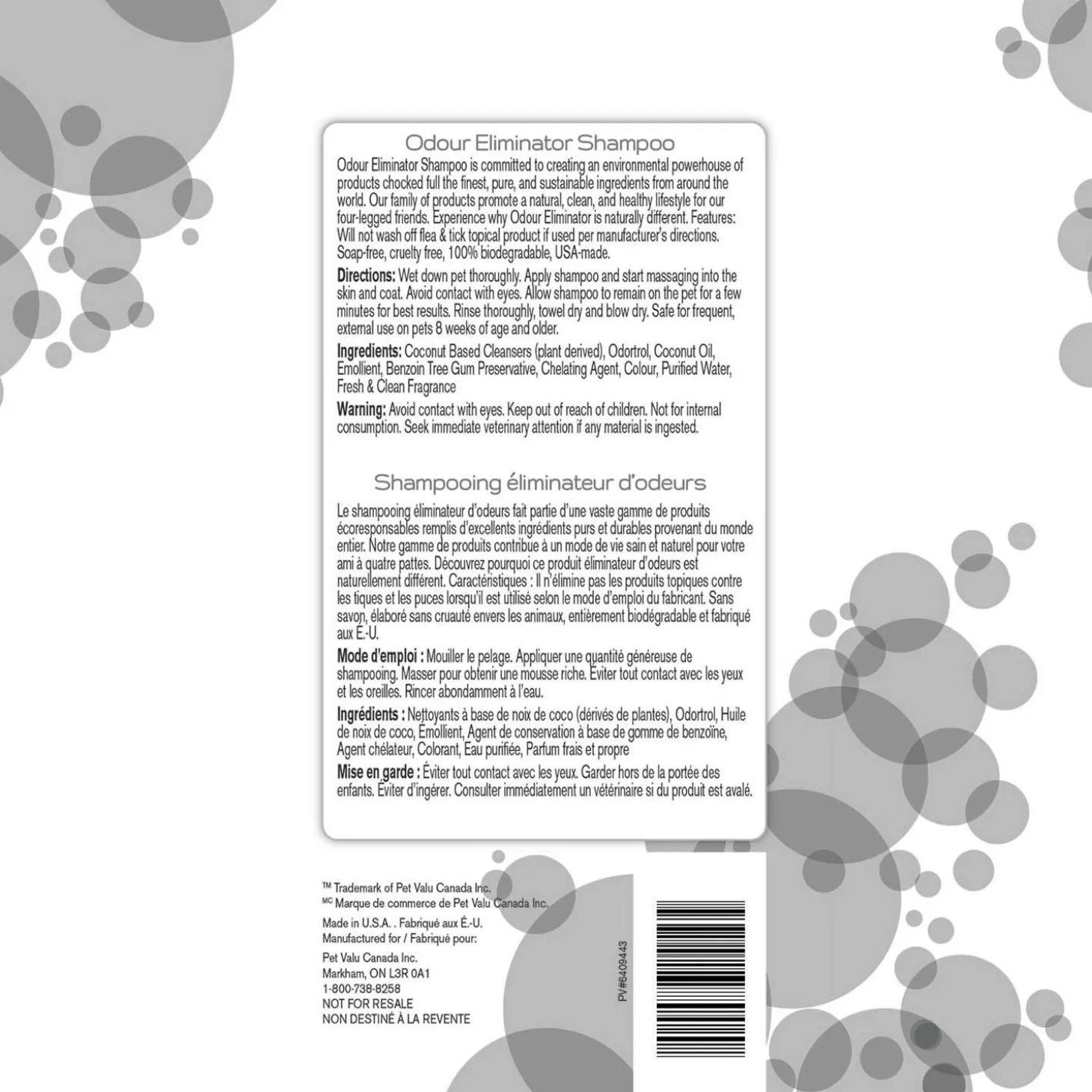 Odour Eliminator Dog Shampoo